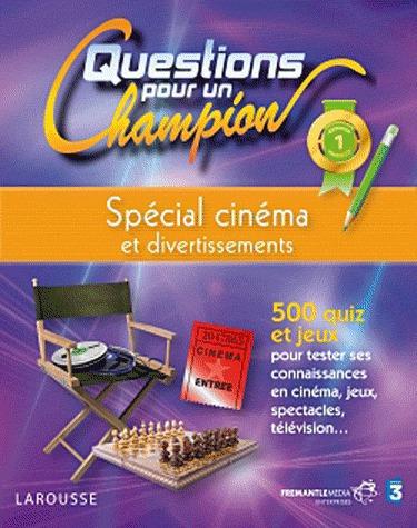 Questions pour un champion ; spécial cinéma et divertissements