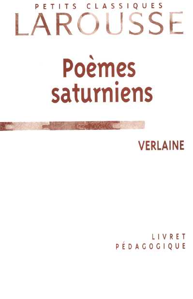 POEMES SATURNIENS