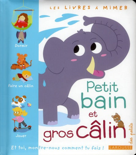 Petit bain et gros calin
