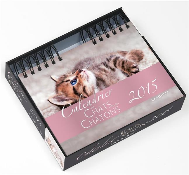 Calendrier des chats et des chatons 2015