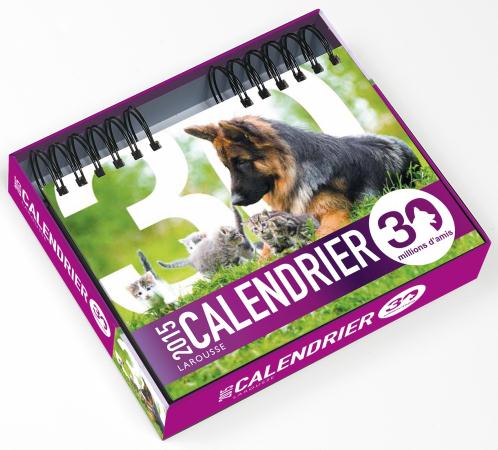 Calendrier 30 millions d'amis 2015