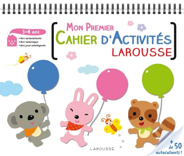 Mon premier cahier d'activités ; 3/4 ans