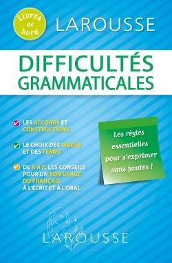 Difficultes grammaticales