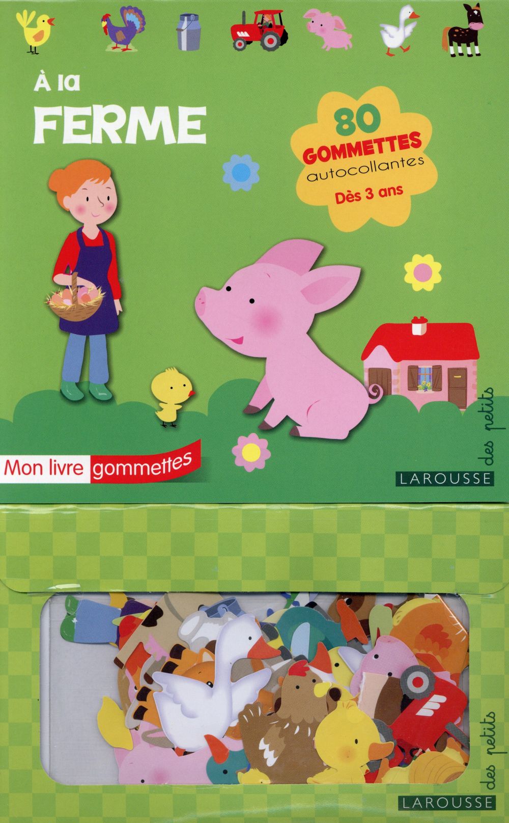 à la ferme ; mon livre de gommettes
