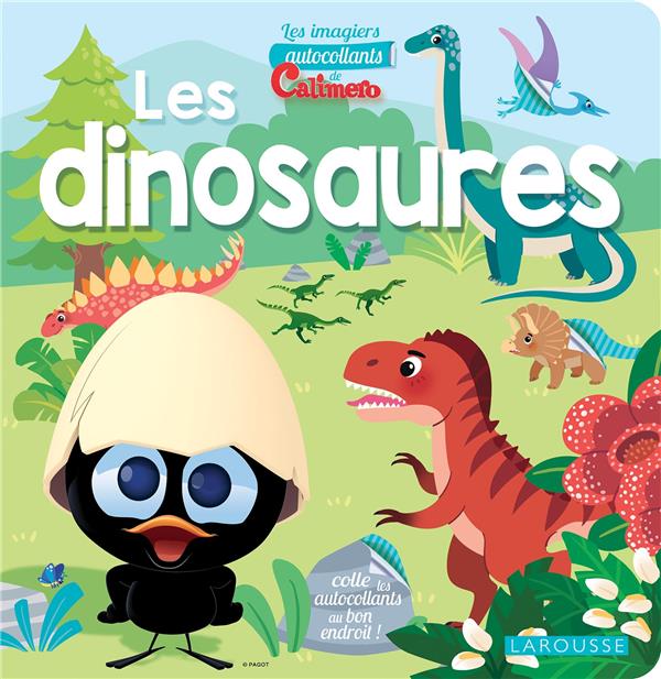 Les imagiers autocollants de Calimero ; les dinosaures