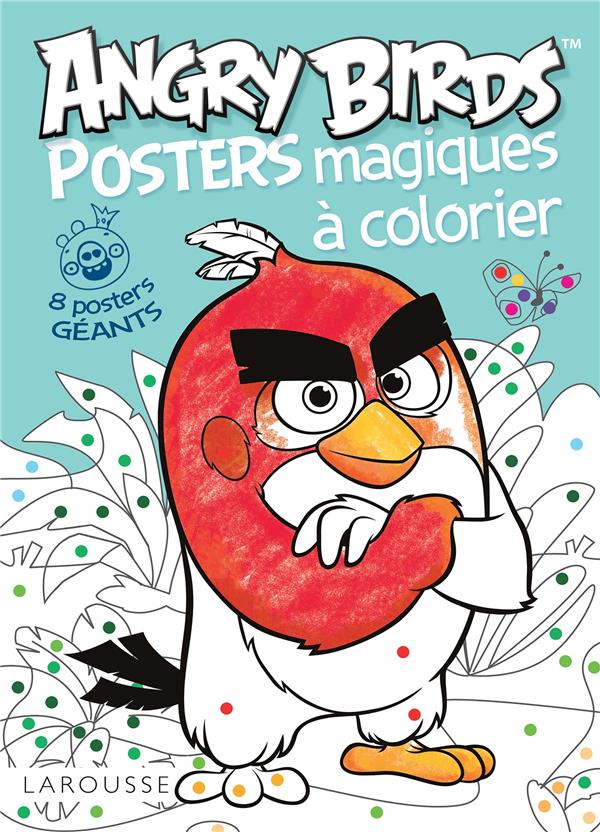 Angry Birds : posters magiques à colorier