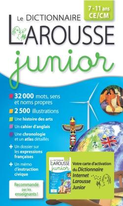 Le dictionnaire Larousse junior ; version plus
