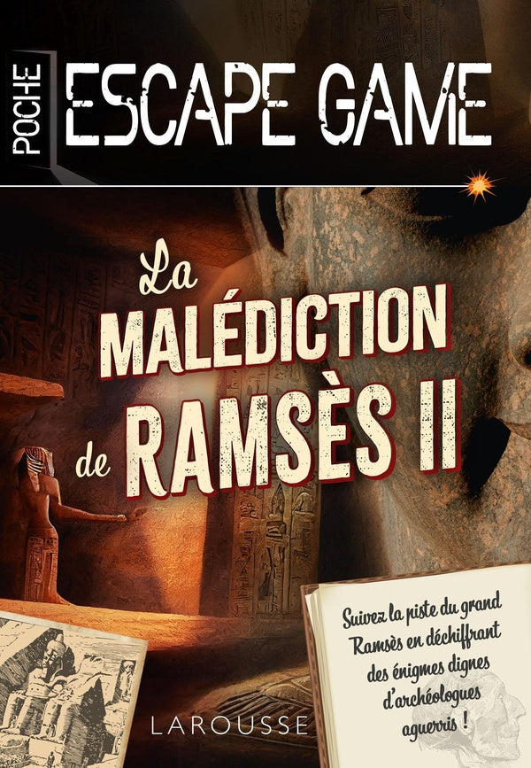 Escape game de poche ; la malédiction de Ramsès II