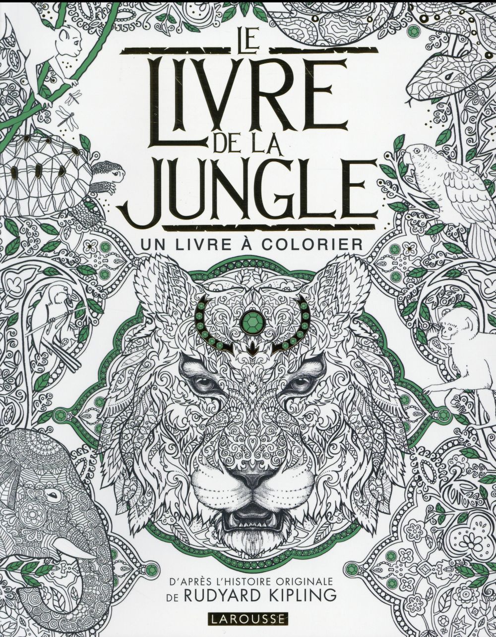Le livre de la jungle : un livre à colorier
