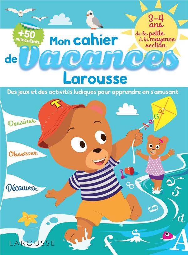 Cahier de jeux de vacances Larousse
