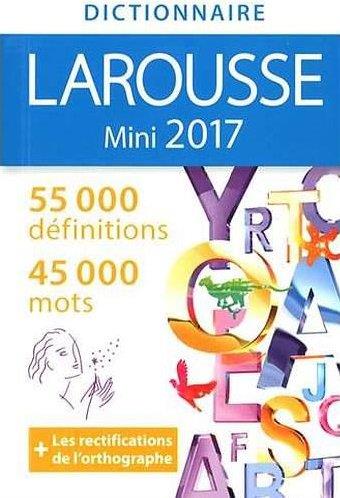Mini dictionnaire Larousse 2017