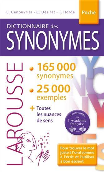 Dictionnaire Larousse des synonymes poche (édition 2016)