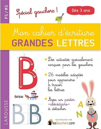Mon cahier d'écriture grandes lettres