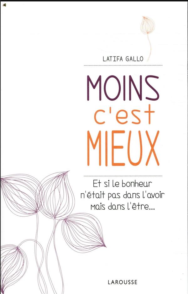 Moins c'est mieux