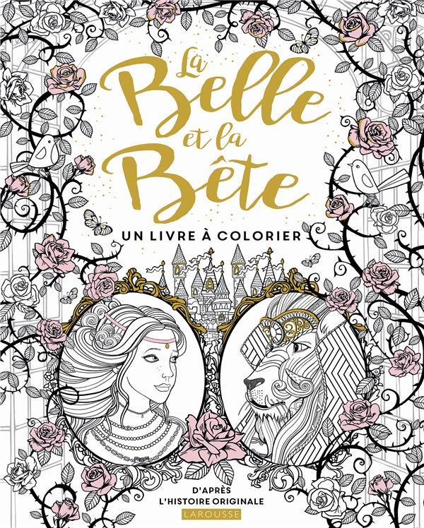 La Belle et la Bête : un livre à colorier