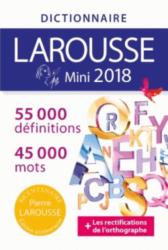 Dictionnaire Larousse mini (édition 2018)