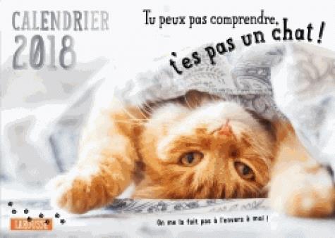 Calendrier ; tu peux pas comprendre, t'es pas un chat :! (édition 2018)