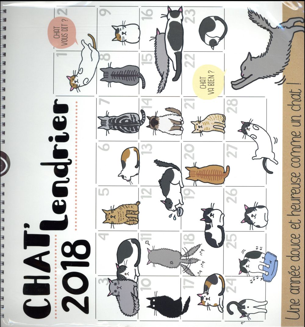 Chat'lendrier (édition 2018)
