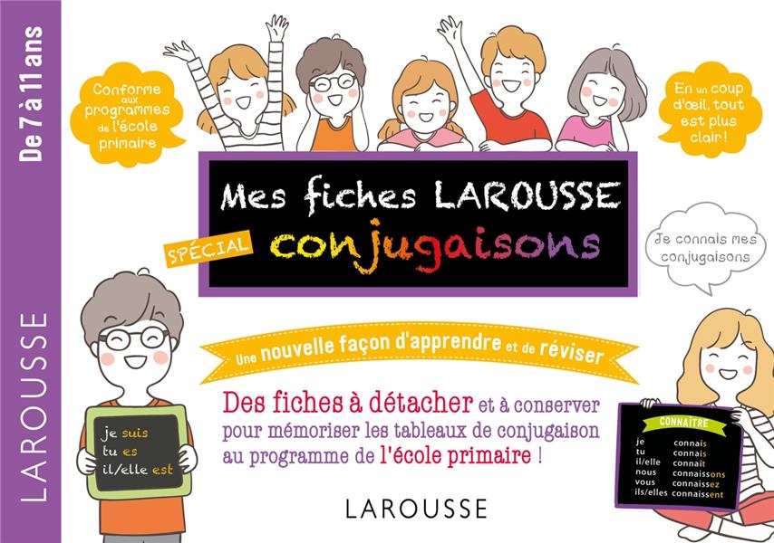 Mes fiches Larousse, speciales conjugaisons