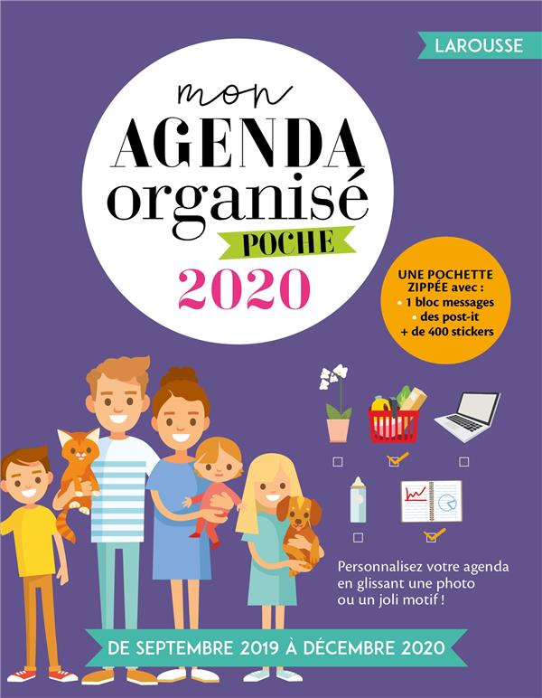 Agenda famille organisée poche (édition 2020)