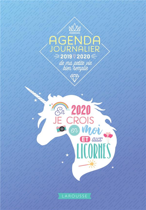 Agenda journalier ma petite vie bien remplie 2019-2020 chaque jour est à inventer !