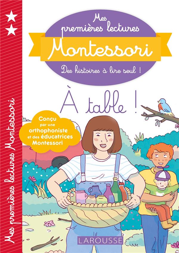 Mes premières lectures Montessori : à table !