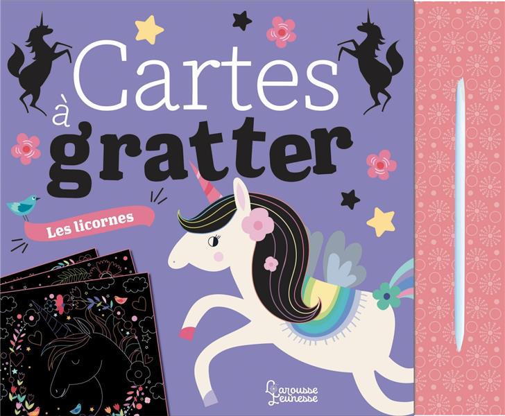 Cartes à gratter : les licornes