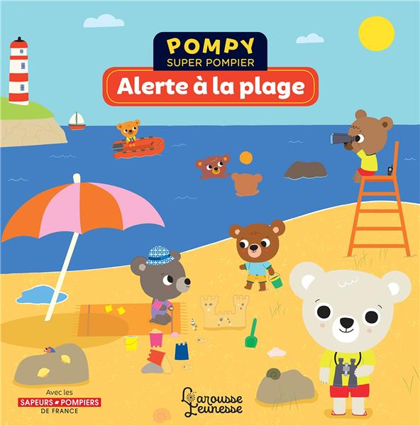 Pompy super pompier ; alerte à la plage