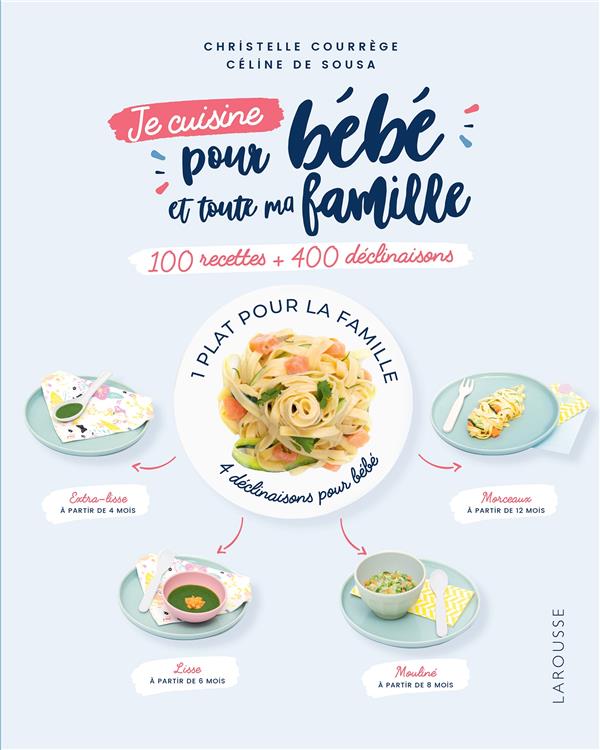 Je cuisine pour bébé et toute ma famille ; 100 recettes + 400 déclinaisons