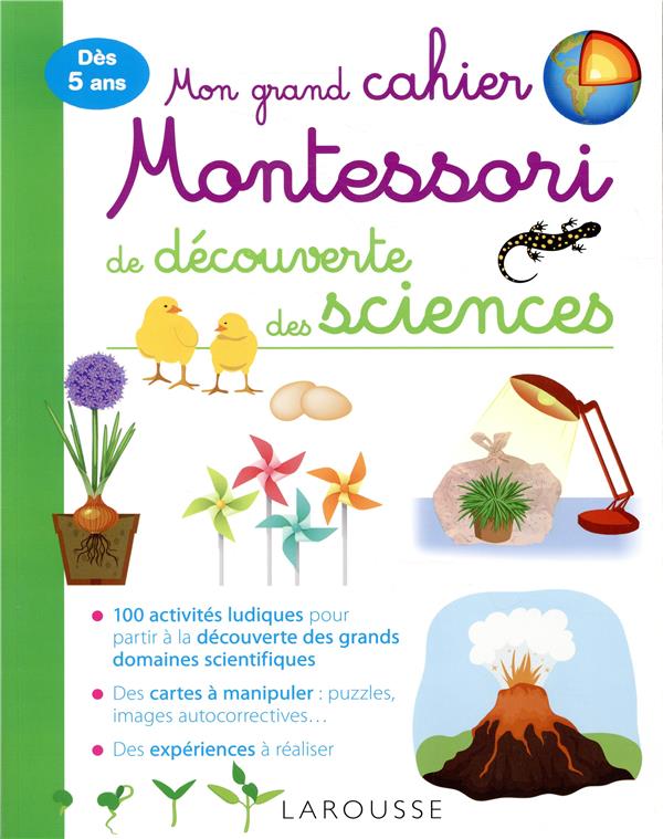 Mon grand cahier Montessori d'initiation aux sciences