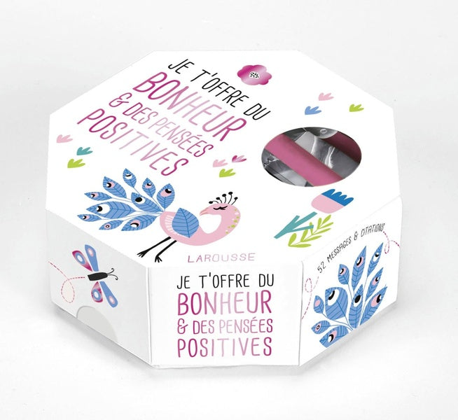 Je t'offre du bonheur et des pensées positives