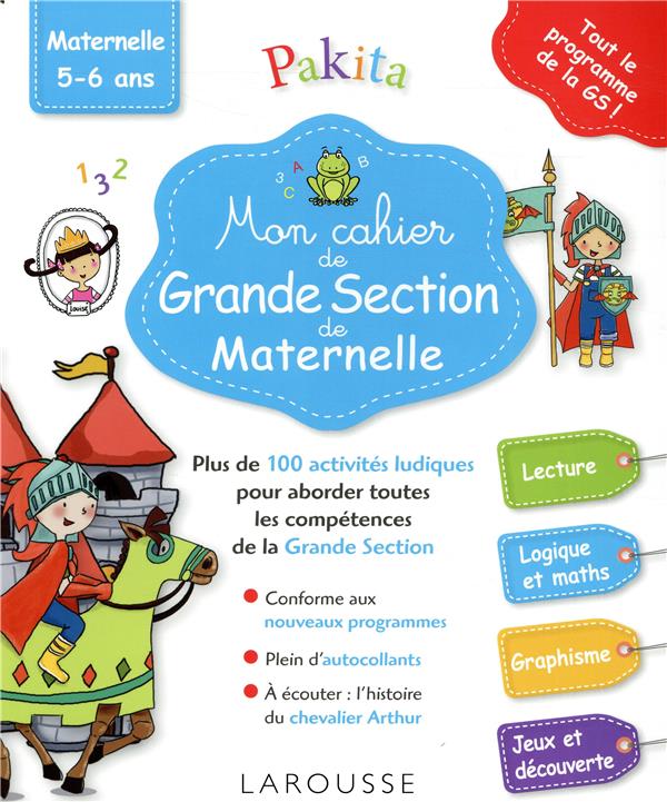 Mon grand cahier de grande section