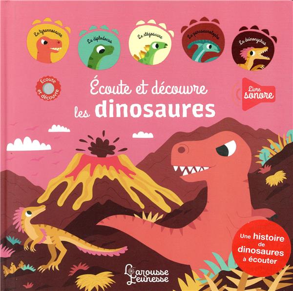 écoute et découvre, les dinosaures