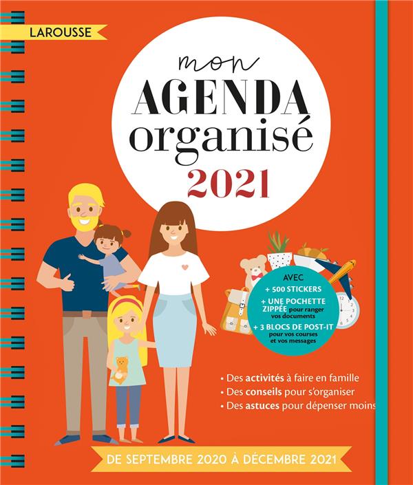 Mon agenda organisé (édition 2021)