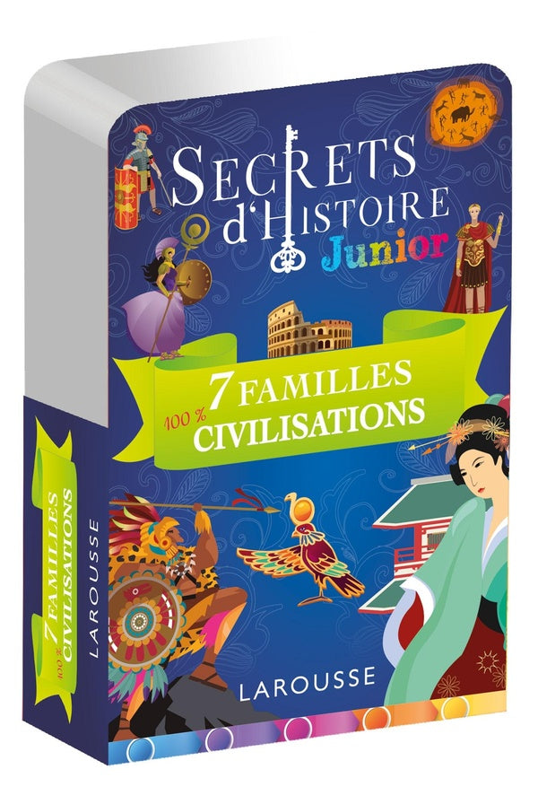 Secrets d'Histoire junior : secrets d'Histoire junior ; jeu de 7 familles civilisations