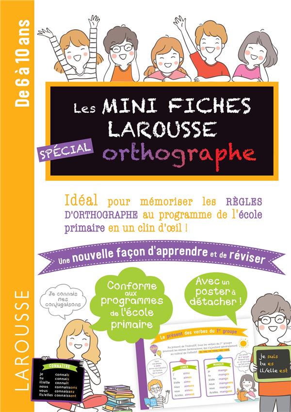 Mes mini fiches Larousse spécial orthographe