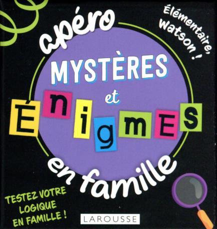 Apéro mystères et énigmes en famille