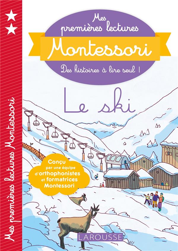 Mes premières lectures Montessori : le ski