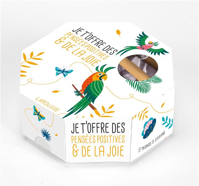Je t'offre des pensées positives et de la joie