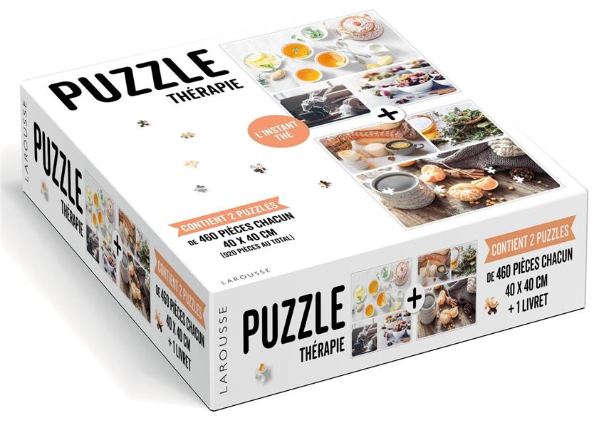 Puzzle thérapie ; l'instant thé