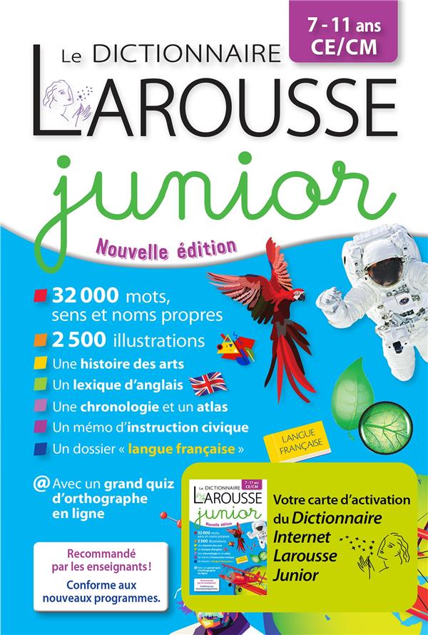 Le dictionnaire Larousse junior bimedia