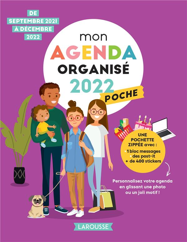Mon agenda organisé poche (édition 2022)