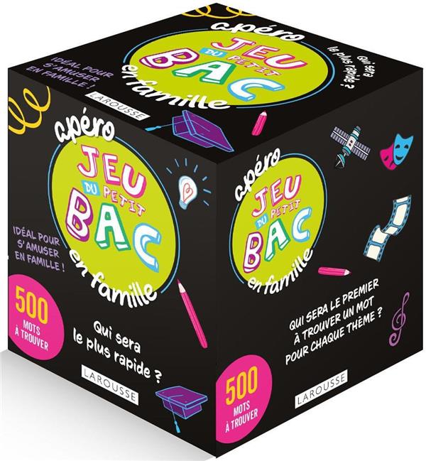 Apéro jeu du petit bac en famille