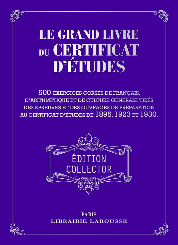 Le grand livre du certificat d'études