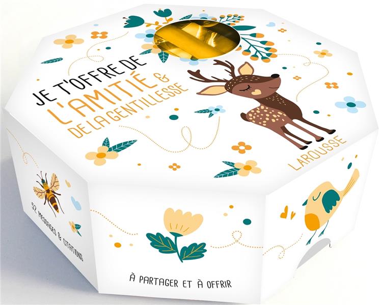 Je t'offre de l'amitié et de la gentillesse