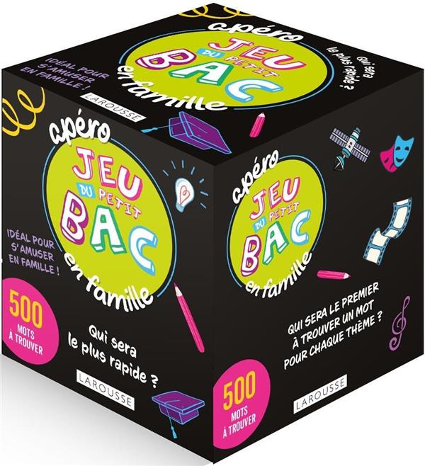 Apéro jeu du petit bac en famille