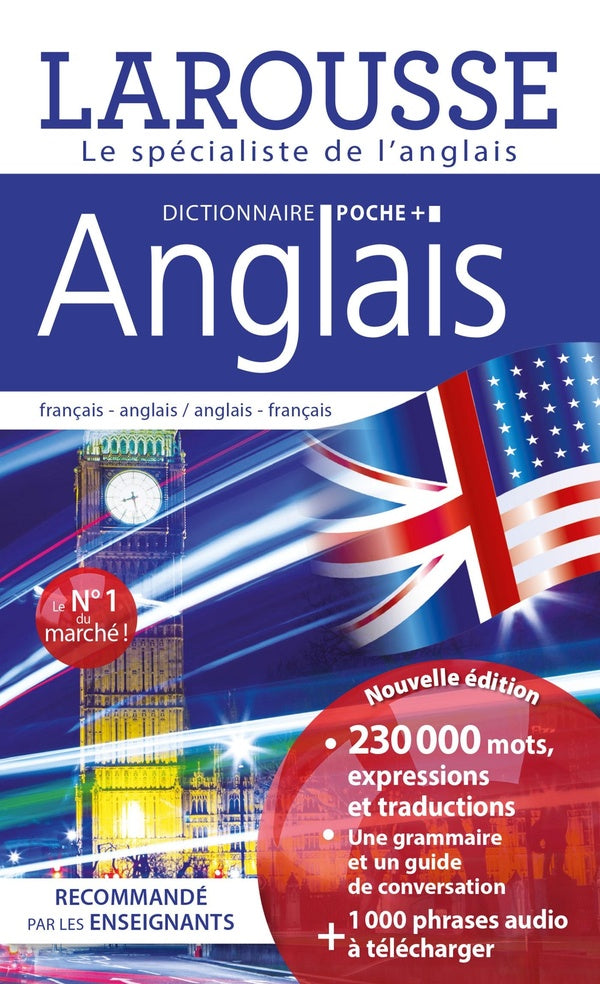 Dictionnaire Larousse poche + ; français-anglais / anglais-français