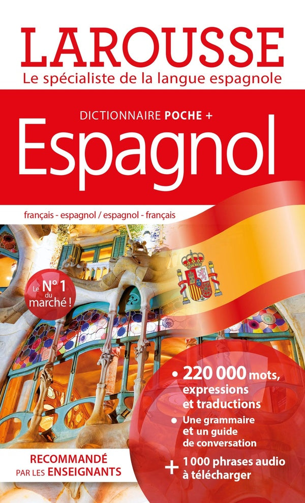 Dictionnaire Larousse poche + ; français-espagnol / espagnol-français