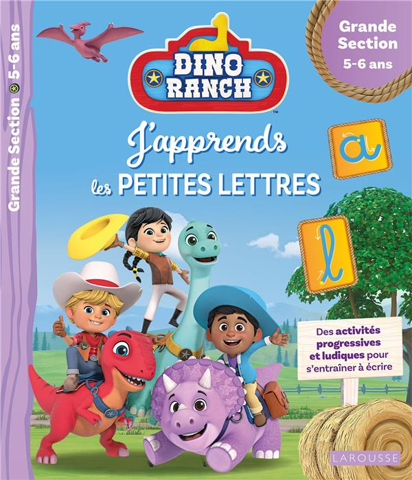 Dino ranch ; j'apprends les petites lettres ; grande section
