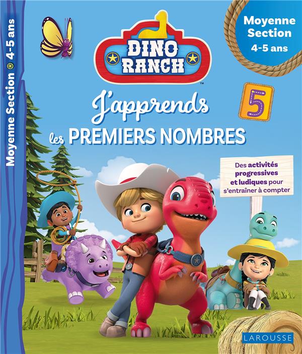 Dino ranch ; j'apprends les premiers nombres ; moyenne section